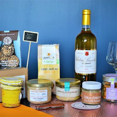Autour du Foie Gras - Coffret cadeau gourmand et artisanal LES BOURIETTES :  : Epicerie
